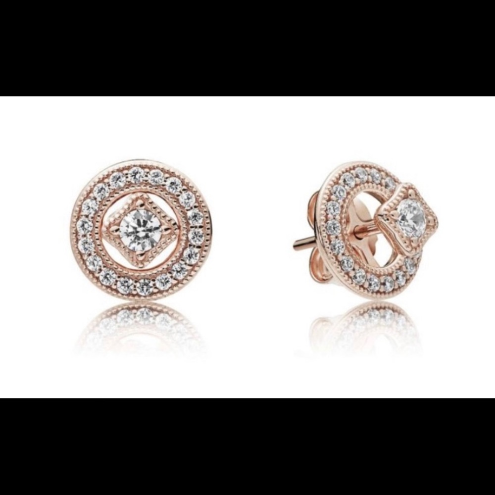 New Rose Gold Vintage Allure Earrings